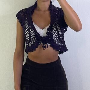 Purple Knitted Top